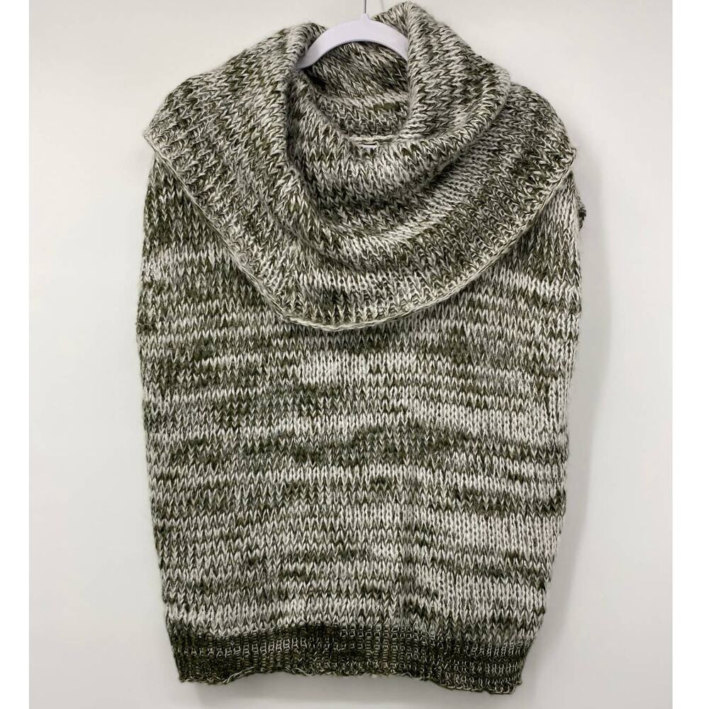 Buffalo David Bitton Womens Cowl Neck Knit Sleeveless Sweater Size: Small